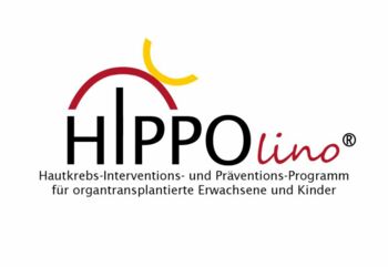Logo zum Programm Hippolino, Hautkrebs-Interventions- und Präventions-Programm für organtransplantierte Erwachsene und Kinder Logo zum Programm Hippolino, Hautkrebs-Interventions- und Präventions-Programm für organtransplantierte Erwachsene und Kinder