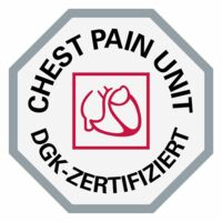 Gütesiegel als durch die Deutsche Gesellschaft für Kardiologie zertifizierte Chest Pain Unit Gütesiegel als durch die Deutsche Gesellschaft für Kardiologie zertifizierte Chest Pain Unit