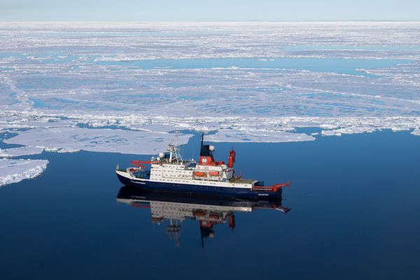 Die Forschungsschiff Polarstern des Alfred-Wegener-Instituts