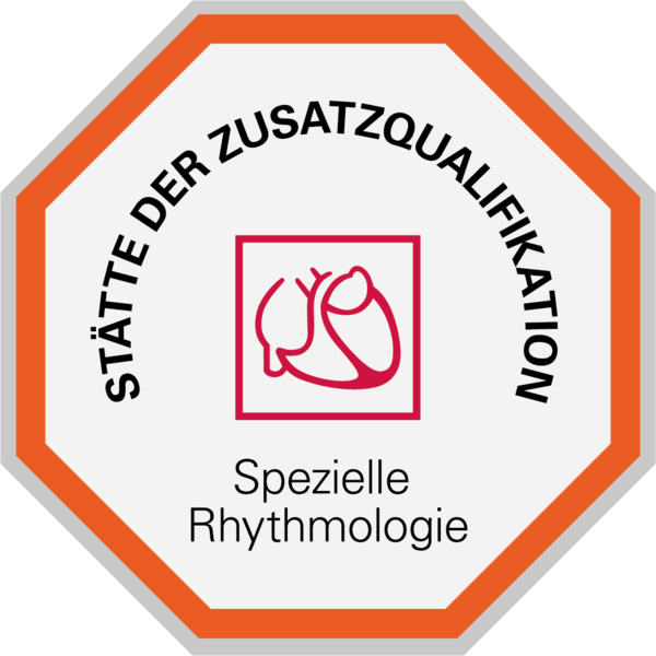 Siegel der Deutschen Gesellschaft für Kardiologie als Stätte der Zusatzqualifikation zum Thema Spezielle Rhythmologie