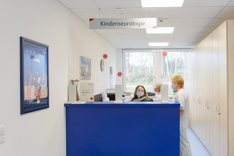 Anmeldebereich der Kinderneurologie am Klinikum Bremerhaven-Reinkenheide