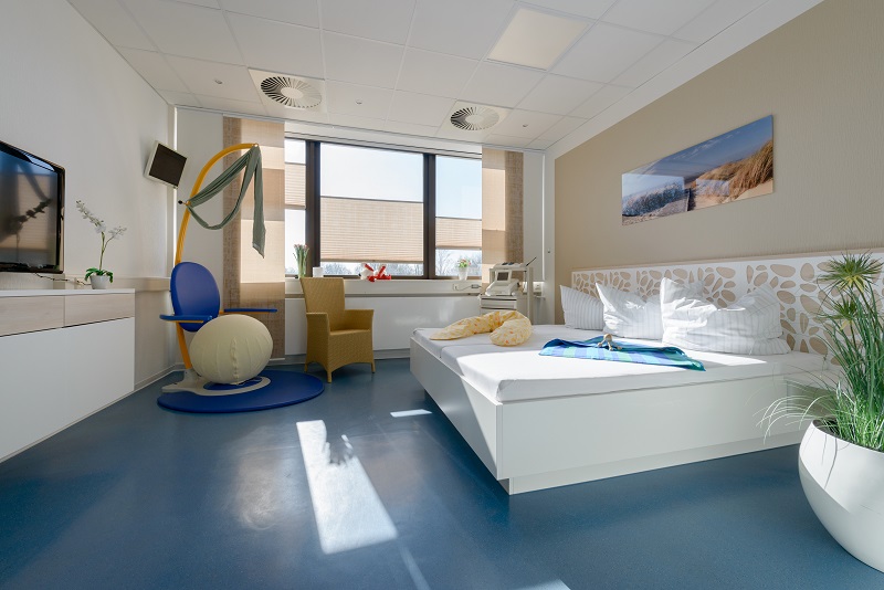 ein Kreißsaal der Klinik für Geburtshilfe am Klinikum Bremerhaven Reinkenheide