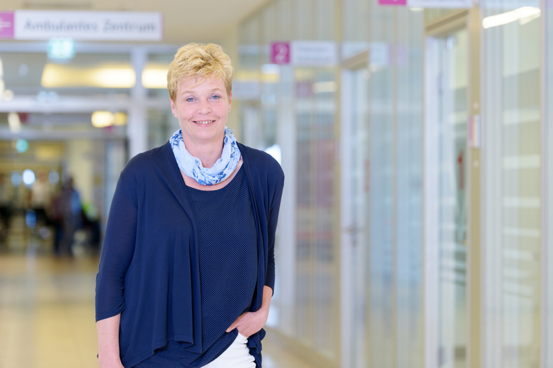 Andrea Alsguth, Fachkraft für Hygiene am Klinikum Bremerhaven-Reinkenheide (Foto: Antje Schimanke)