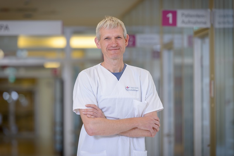 Dr. med. Holger Baaske, Leitender Oberarzt in der Klinik für Kinder- und Jugendmedizin am Klinikum Bremerhaven-Reinkenheide (Foto: Antje Schimanke)