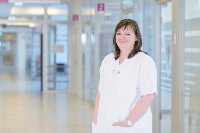 Alexandra Bechmann, Krankenschwester und Leitung der Stationen 5B/5C/6B/6C am Klinikum Bremerhaven-Reinkenheide (Foto: Antje Schimanke)