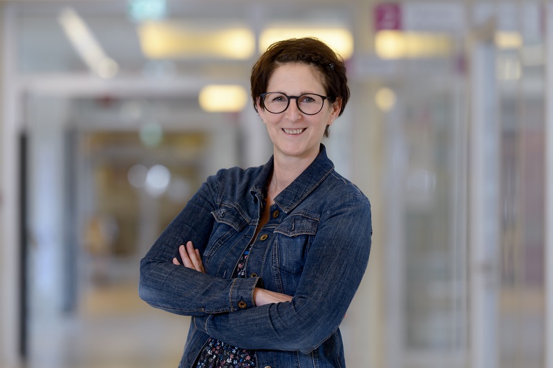 Kerstin Castrischer, Fachkraft für Hygiene am Klinikum Bremerhaven-Reinkenheide (Foto: Antje Schimanke)