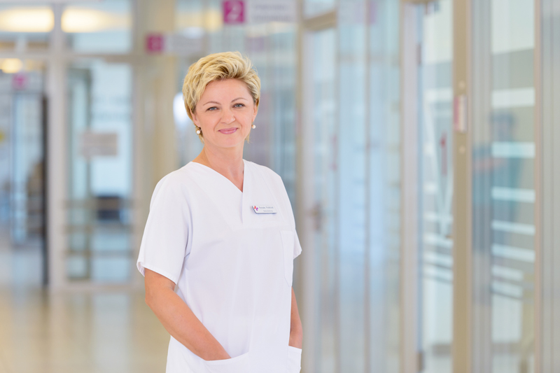 Renate Fröhlich, Krankenschwester und Leitung der Station 8B in der Klinik für Radio-Onkologie am Klinikum Bremerhaven-Reinkenheide (Foto: Antje Schimanke)