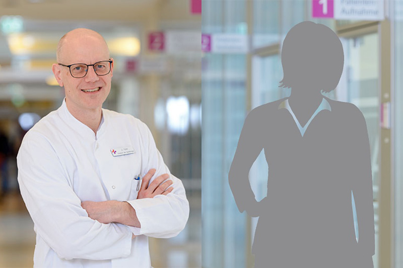 Jens Fehr, Chefarzt der Klinik für Gynaekologie und N.N., Chefärztin/Chefarzt der Klinik für Geburtshilfe (Foto: Schimanke) Jens Fehr, Chefarzt der Klinik für Gynaekologie und N.N., Chefärztin/Chefarzt der Klinik für Geburtshilfe (Foto: Schimanke)