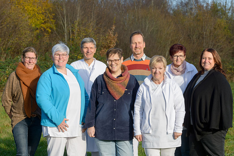 Das Team der Neuropädiatrie oder Kinderneurologie in der Kinderklinik am Klinikum Bremerhaven-Reinkenheide (Foto: Schimanke)
