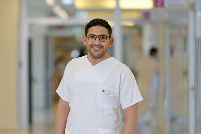 Ahmad H.M. Hussein, Oberarzt in der Klinik für Unfall- und Handchirurgie und Orthopädie am Klinikum Bremerhaven-Reinkenheide (Foto: Antje Schimanke)