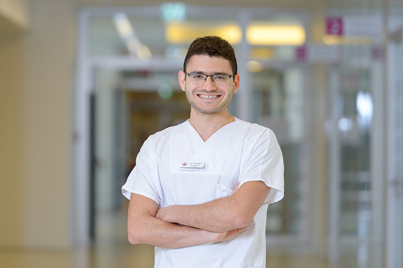 Kerolos Ibrahim, Arzt in der Klinik für Hals-Nasen-Ohrenheilkunde am Klinikum Bremerhaven-Reinkenheide (Foto: Schimanke)