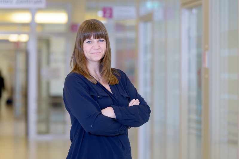 Jessica Mitrasch, Sekretariat der Pflegerischen Geschäftsführung am Klinikum Bremerhaven-Reinkenheide (Foto: Antje Schimanke)