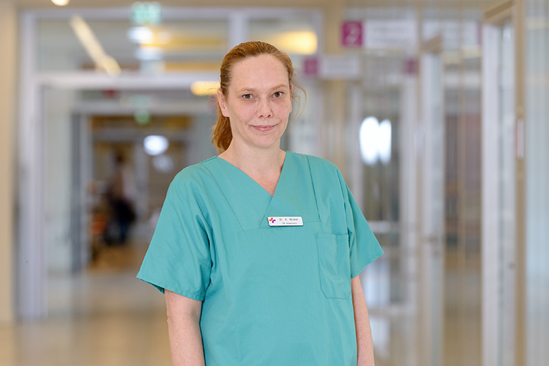 Dr. Andrea Nickut, Oberärztin der Klinik für Anästhesiologie und operative Intensivmedizin am Klinikum Bremerhaven-Reinkenheide (Foto: Schimanke)
