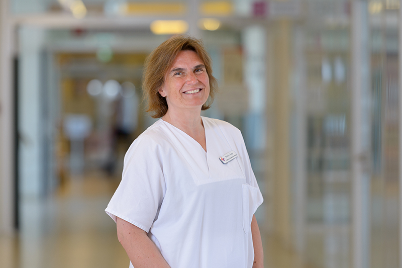 Nicole Rupp, Krankenpflegerin und Stationsleitung in der dermatologischen Tagesklinik am Klinikum Bremerhaven-Reinkenheide (Foto: Antje Schimanke)