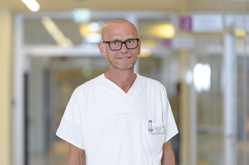 André Wohlfahrt, Oberarzt Bereich Interdisziplinäre Intensivmedizin und Transplantationsbeauftragter am Klinikum Bremerhaven-Reinkenheide (Foto: Schimanke)