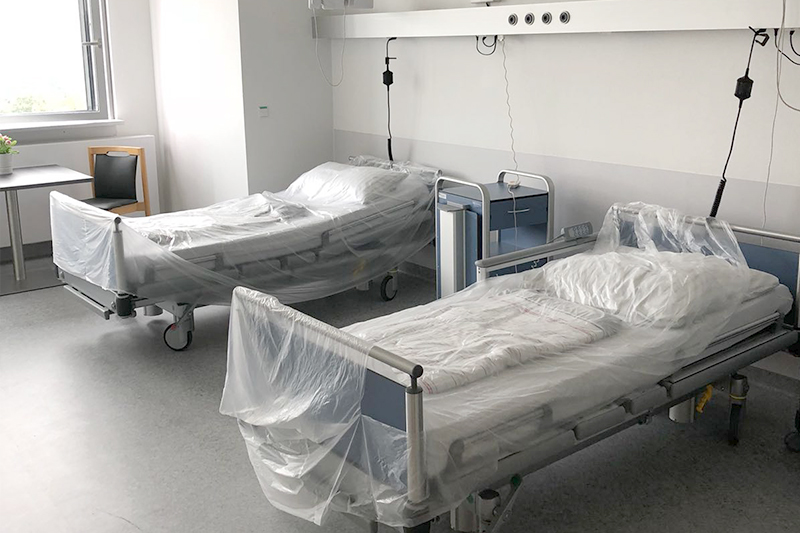 Patientenzimmer auf der Boarding- und Kurzliegerstation am Klinikum Bremerhaven-Reinkenheide (Foto: Antje Schimanke)