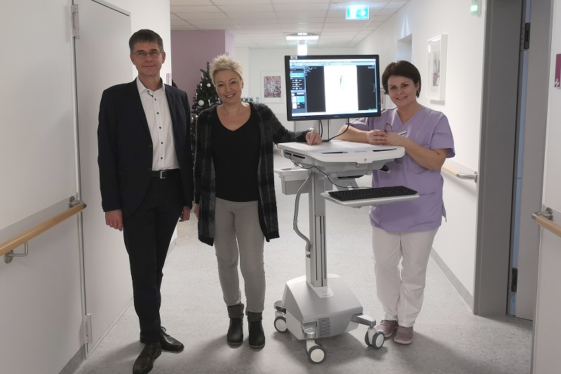 Der neue mobile Visitewagen am Klinikum Bremerhaven-Reinkenheide
