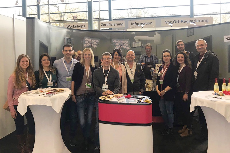Team des Informationsstands über das Klinikum Bremerhaven-Reinkenheide auf dem Intensivkongress 2019