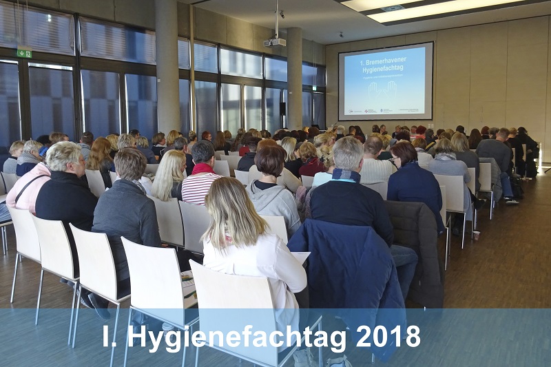 Publikum während eines Vortrages auf dem ersten Hygienefachtag 2018