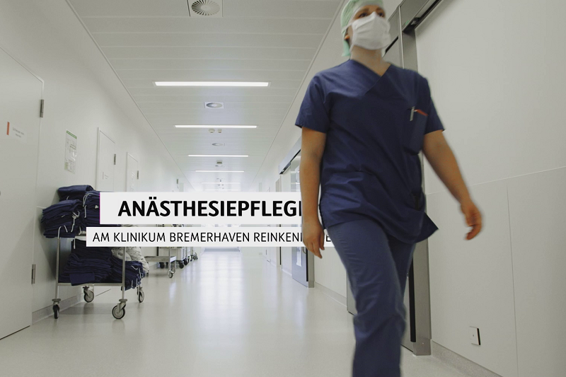 Standbild aus dem Video zur Anästhesiepflege am Klinikum Bremerhaven-Reinkenheide (Video: Dan Vogt)
