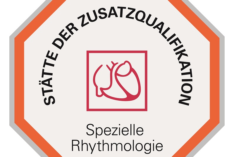 Siegel der Deutschen Gesellschaft für Kardiologie als Stätte der Zusatzqualifikation Spezielle Rhythmologie