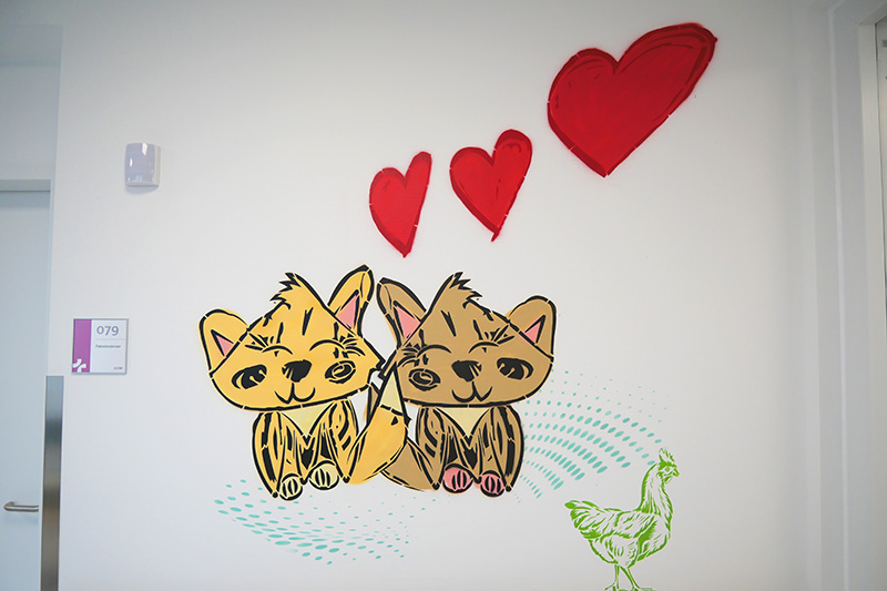 Eines der Wandbilder in in der Kinderklinik am Klinikum Bremerhaven-Reinkenheide