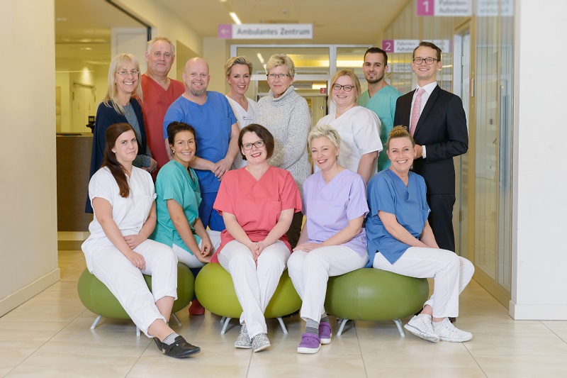 Gruppenfoto des Pflegemanagements am Klinikum Bremerhaven-Reinkenheide; verlinkt zur Seite 'Pflege'