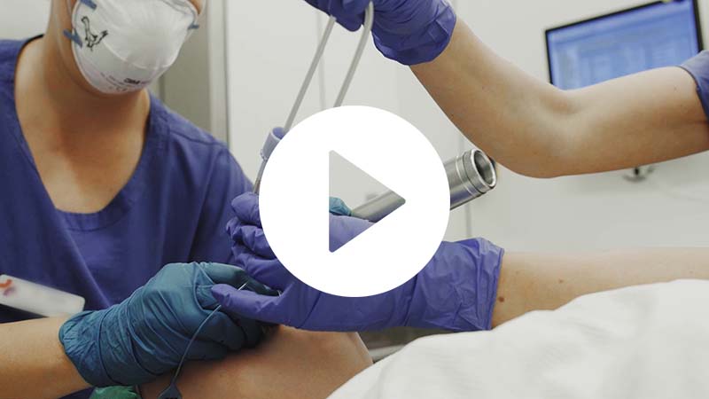 Vorschaubild mit Link zum Video "Anästhesiepflege am KBR" auf YouTube
