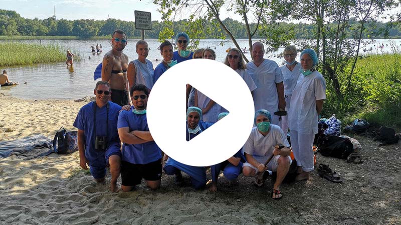 Vorschaubild mit Link zum Video "Cold-Water-Challenge 3: Unfallchirurgie" auf YouTube