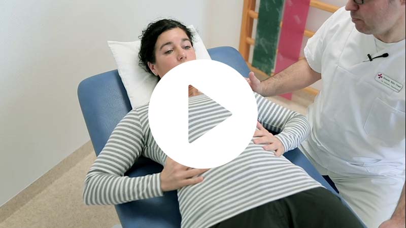 Vorschaubild mit Link zum Video "PhysioTV: Atemtherapie Teil 5, Flankenatmung" auf YouTube in neuem Fenster