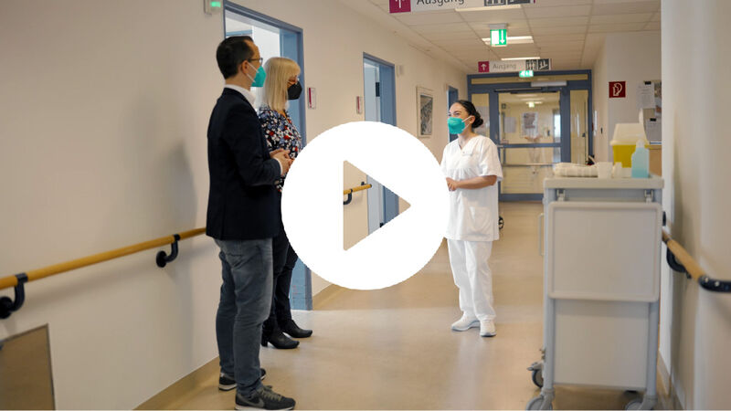 Preview image with link to the video "International Nurses: Welcome to Klinikum Bremerhaven!" on YouTube